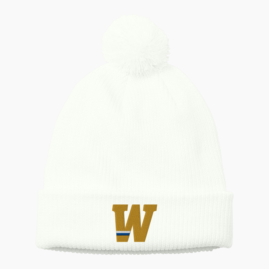 Widener University Pride Online Store Port Authority Cozy Pom Beanie