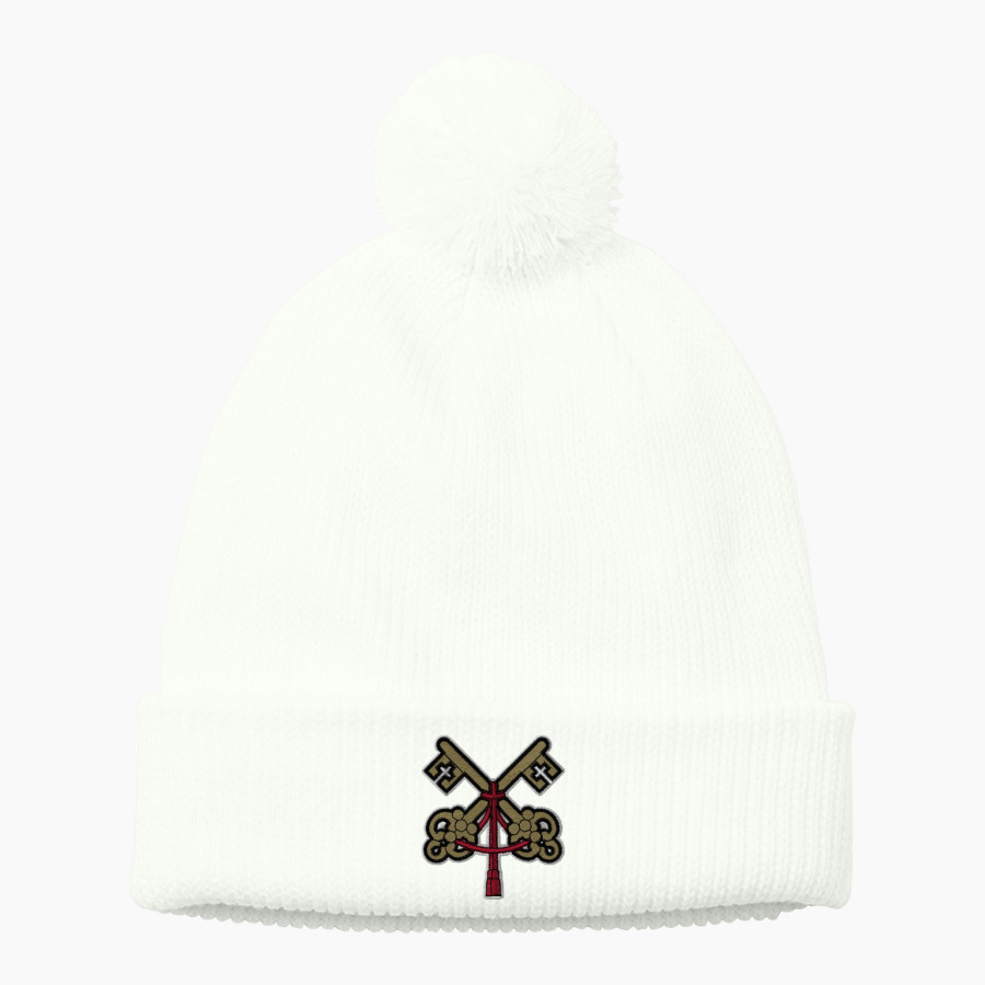 Church & School of St. Peter <span class="pdp-name-mascot">n/a</span> Port Authority Cozy Pom Beanie