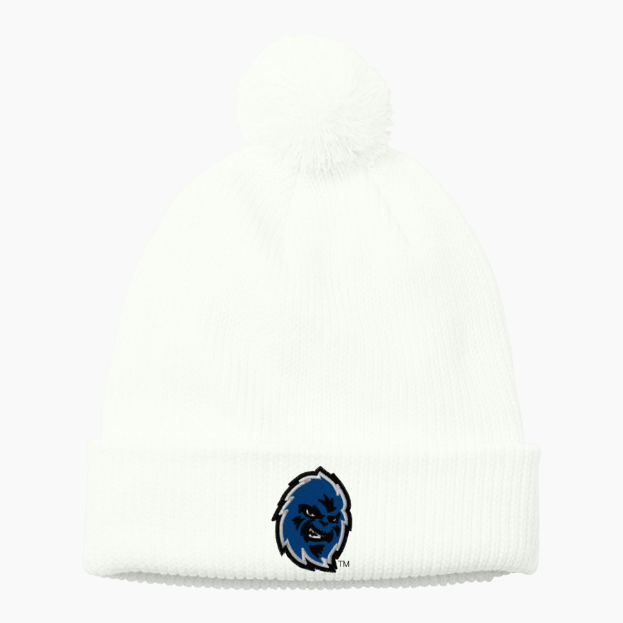 Cleveland Community College Yetis Port Authority Cozy Pom Beanie