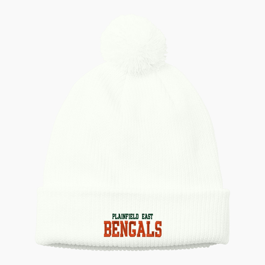 Plainfield East Bengals Port Authority Cozy Pom Beanie