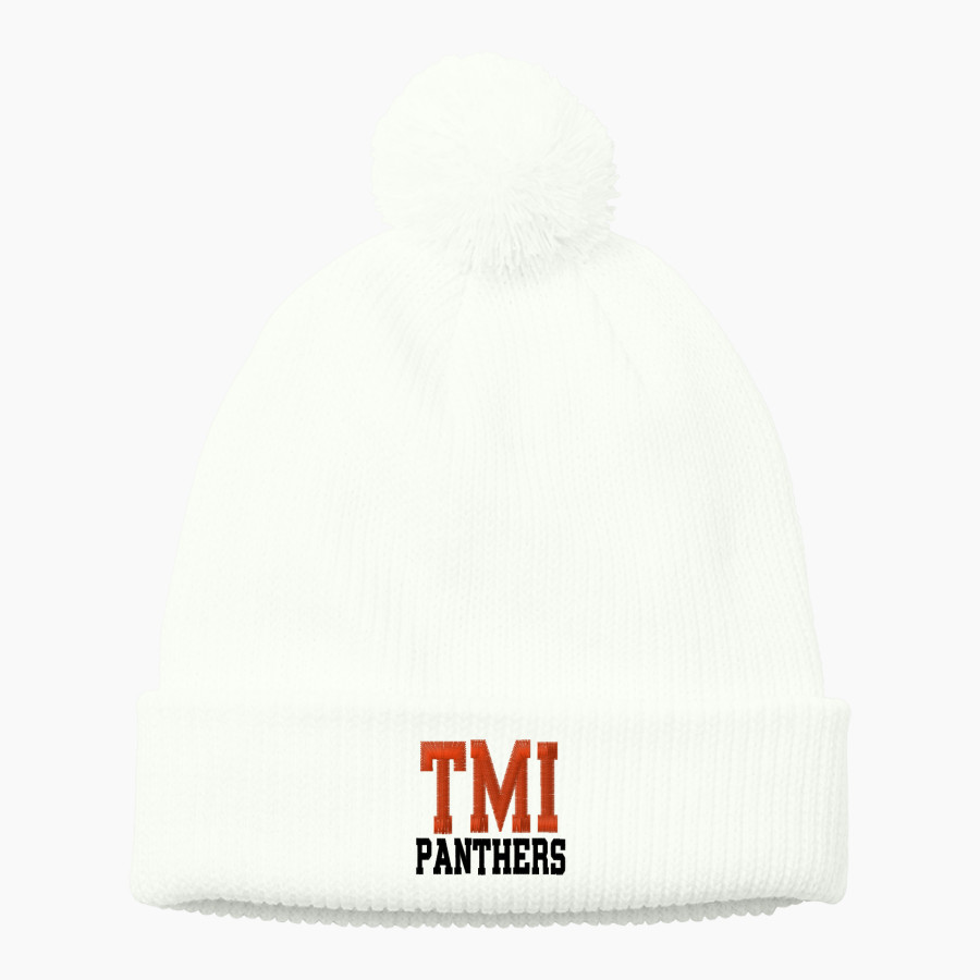PANTHERS SPIRIT STORE Port Authority Cozy Pom Beanie