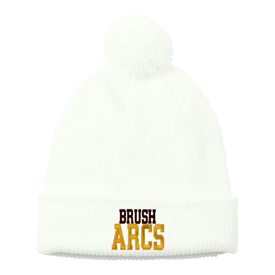 Brush Arcs <span class="pdp-name-mascot">Charles F Brush High School Arcs</span> Port Authority Cozy Pom Beanie