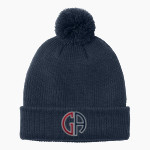 Germantown Academy Patriots Port Authority Cozy Pom Beanie Front Thumbnail