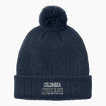 Columbia Cougars <span class="pdp-name-mascot">Columbia Cougars</span> Port Authority Cozy Pom Beanie Front Thumbnail