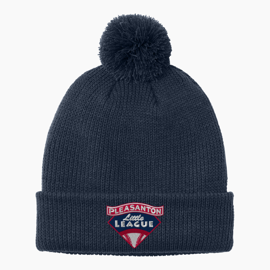 Pleasanton Little League Pleasanton <span class="pdp-name-mascot">Pleasanton National Little League</span> Port Authority Cozy Pom Beanie