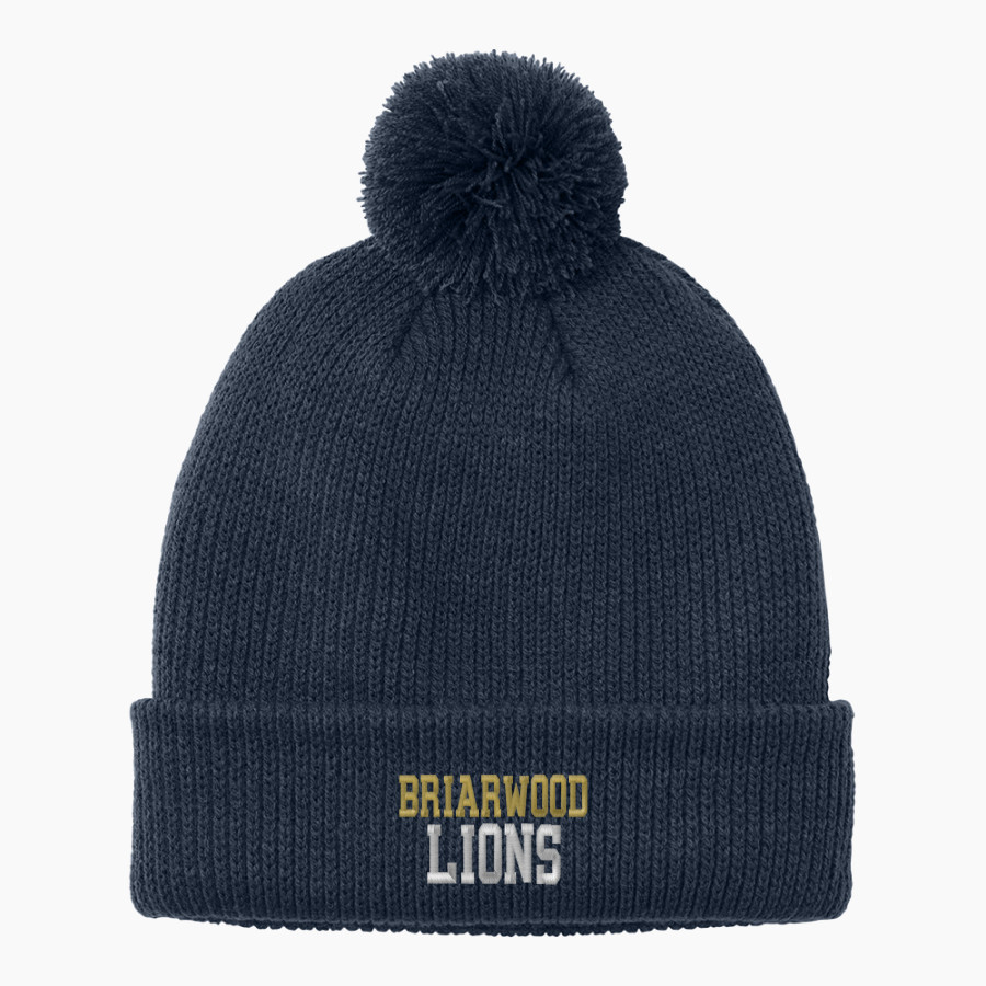 Briarwood Christian School Port Authority Cozy Pom Beanie