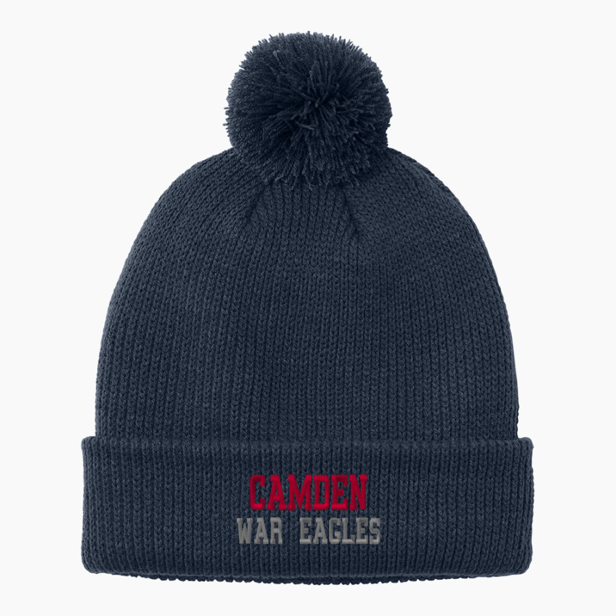 Camden War Eagles <span class="pdp-name-mascot">Camden Eagles</span> Port Authority Cozy Pom Beanie