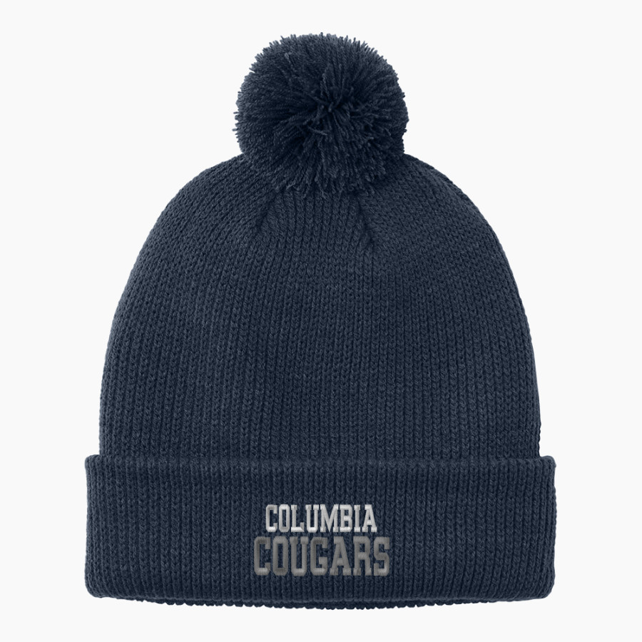 Columbia Cougars <span class="pdp-name-mascot">Columbia Cougars</span> Port Authority Cozy Pom Beanie