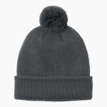 CORNERSTONE Eagles Port Authority Cozy Pom Beanie Front Thumbnail