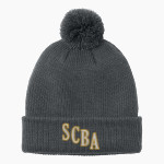 St. Charles Warriors Port Authority Cozy Pom Beanie Front Thumbnail