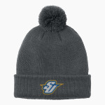 Spalding University Eagles <span class="pdp-name-mascot">Spalding University Eagles</span> Port Authority Cozy Pom Beanie Front Thumbnail
