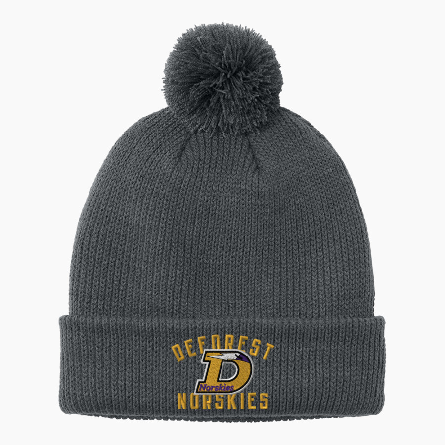 DEFOREST HIGH SCHOOL NORSKIES Port Authority Cozy Pom Beanie