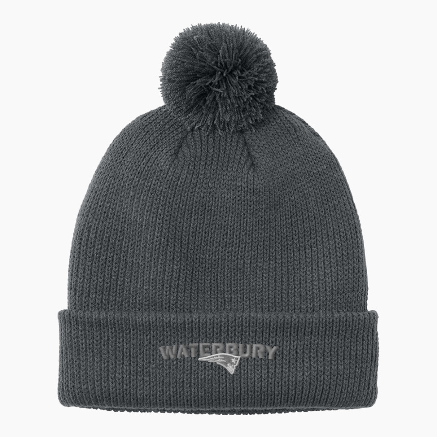 Waterbury Patriots <span class="pdp-name-mascot">Waterbury Patriots Football</span> Port Authority Cozy Pom Beanie