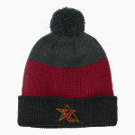 Elite Cheer Online Store <span class="pdp-name-mascot">Elite Cheer</span> Port Authority Cozy Striped Pom Beanie Front Thumbnail