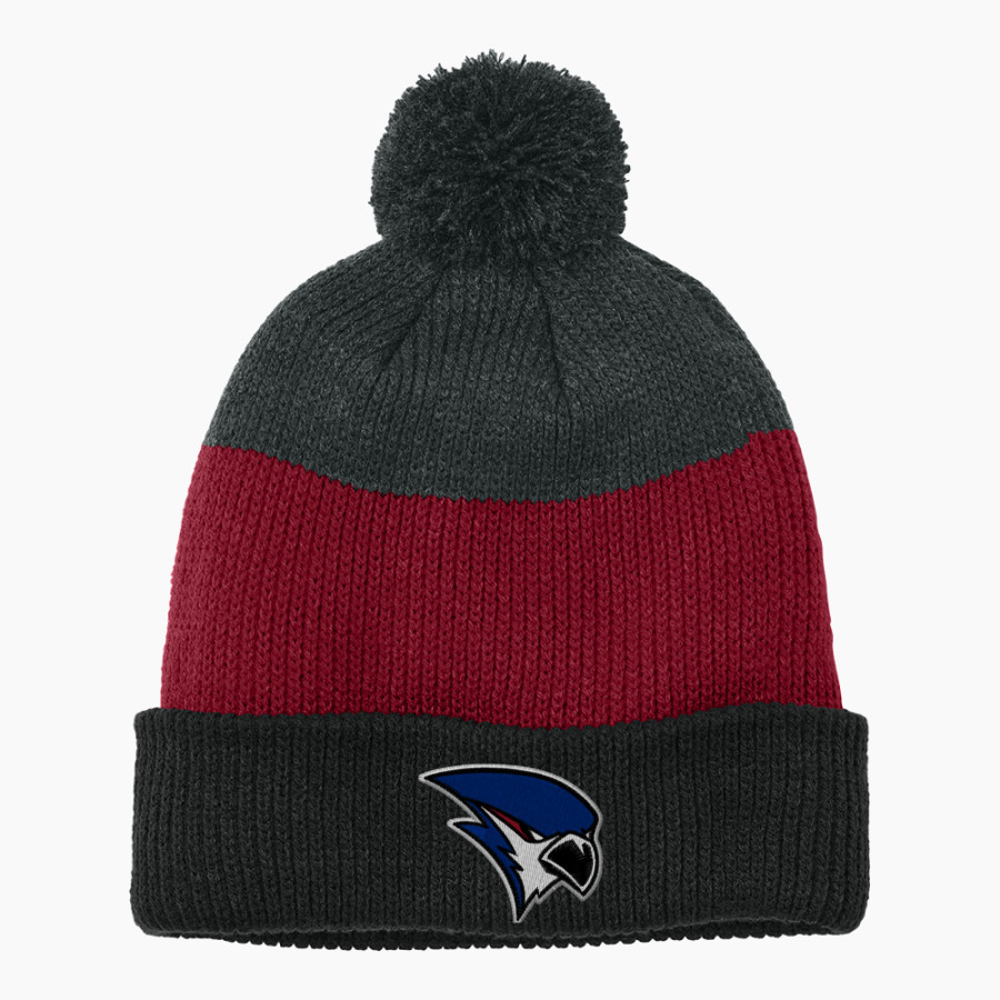 Merrill Bluejays <span class="pdp-name-mascot">Merrill Bluejays</span> Port Authority Cozy Striped Pom Beanie