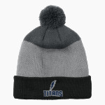 HUMBOLDT-TABLE ROCK-STEINAUER TITANS Port Authority Cozy Striped Pom Beanie Front Thumbnail