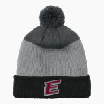 EXTREME SOFTBALL EXTREME SOFTBALL Port Authority Cozy Striped Pom Beanie Front Thumbnail