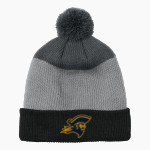 East Tennessee State University Buccaneers <span class="pdp-name-mascot">ETSU Buccaneers</span> Port Authority Cozy Striped Pom Beanie Front Thumbnail