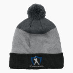 Painesville Little League Painesville Port Authority Cozy Striped Pom Beanie Front Thumbnail
