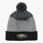 SCOTTS BRANCH HIGH SCHOOL FIGHTING EAGLES <span class="pdp-name-mascot">SCOTTS BRANCH FIGHTING EAGLES</span> Port Authority Cozy Striped Pom Beanie Front Thumbnail