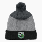 Northeast Hornets <span class="pdp-name-mascot">Northeast Hornets</span> Port Authority Cozy Striped Pom Beanie Front Thumbnail