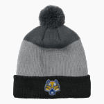 Sahuarita Intermediate Bobcats <span class="pdp-name-mascot">Sahuarita Intermediate Bobcats</span> Port Authority Cozy Striped Pom Beanie Front Thumbnail