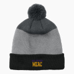 Meac Conference Meac <span class="pdp-name-mascot">Meac Conference Meac</span> Port Authority Cozy Striped Pom Beanie Front Thumbnail