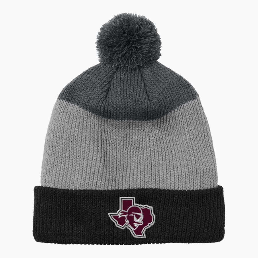 EULA HIGH SCHOOL PIRATES Port Authority Cozy Striped Pom Beanie