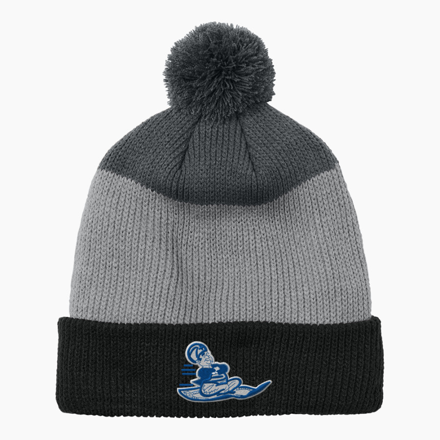 High School Sultans <span class="pdp-name-mascot">Bagdad High School Sultans</span> Port Authority Cozy Striped Pom Beanie