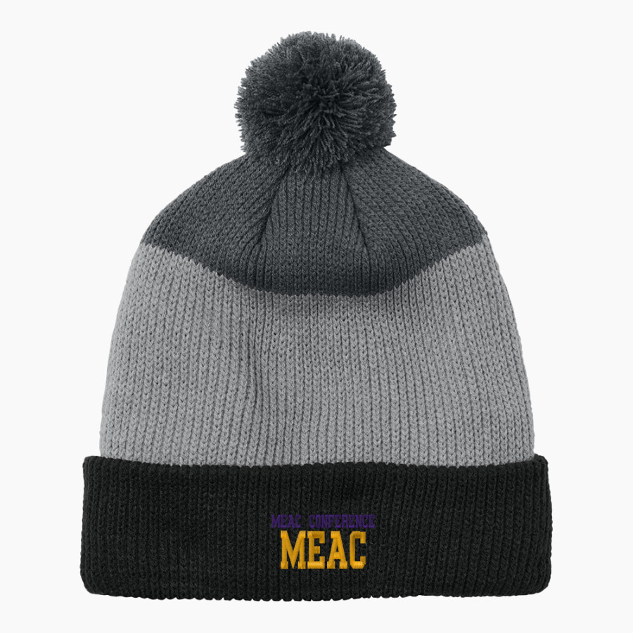 Meac Conference Meac <span class="pdp-name-mascot">Meac Conference Meac</span> Port Authority Cozy Striped Pom Beanie