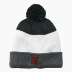 Forest Lake Rangers <span class="pdp-name-mascot">Forest Lake Rangers</span> Port Authority Cozy Striped Pom Beanie Front Thumbnail