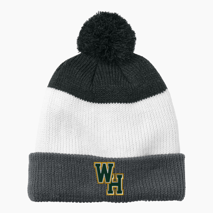 Western Hills Cougars <span class="pdp-name-mascot">Western Hills Cougars</span> Port Authority Cozy Striped Pom Beanie