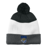 ASD Leopards <span class="pdp-name-mascot">ASD Leopards</span> Port Authority Cozy Striped Pom Beanie Front Thumbnail