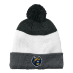 UC Santa Cruz Banana Slugs <span class="pdp-name-mascot">UC Santa Cruz Banana Slugs</span> Port Authority Cozy Striped Pom Beanie Front Thumbnail