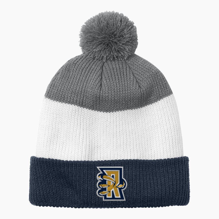 Rham Raptors <span class="pdp-name-mascot">Rham Sachems</span> Port Authority Cozy Striped Pom Beanie