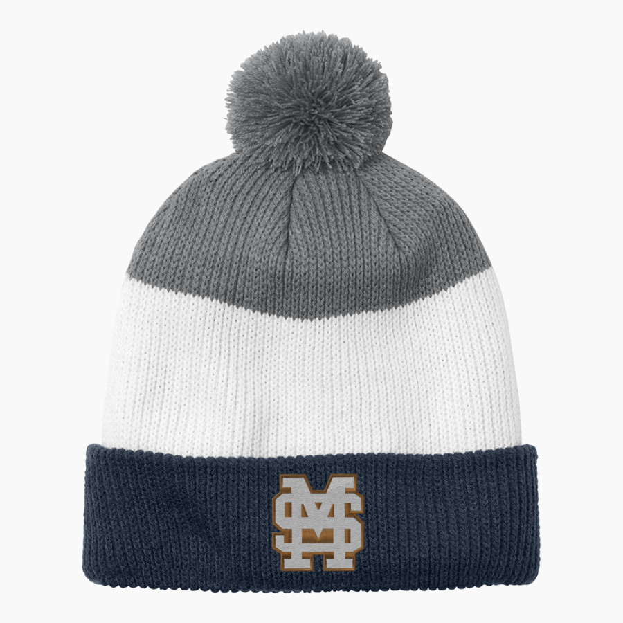 Michiana Scrappers <span class="pdp-name-mascot">Michiana Scrappers</span> Port Authority Cozy Striped Pom Beanie
