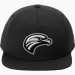 Fuentes Eagles Port Authority 5-Panel Poly Rope Cap Front Thumbnail