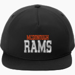 McDonough Rams Port Authority 5-Panel Poly Rope Cap Front Thumbnail