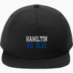 Hamilton Big Blue <span class="pdp-name-mascot">Hamilton Bull Dogs</span> Port Authority 5-Panel Poly Rope Cap Front Thumbnail