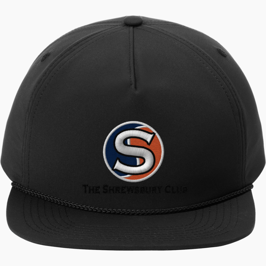 The Shrewsbury Club The Shrewsbury Club Port Authority 5-Panel Poly Rope Cap