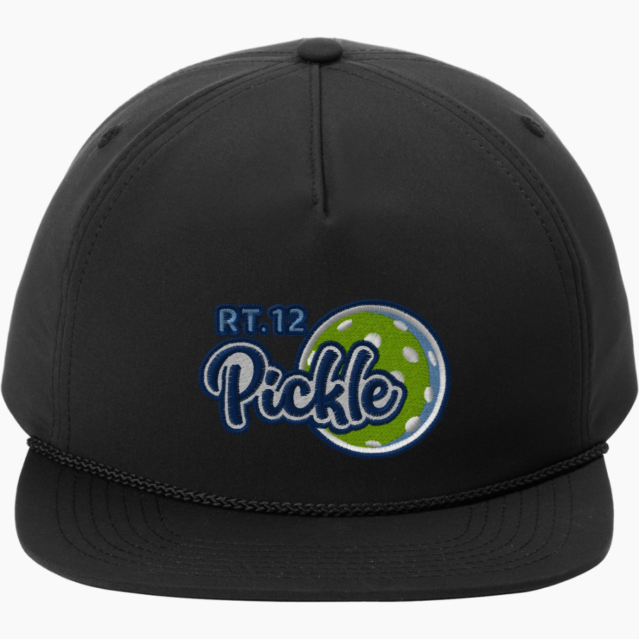 Rt. 12 Pickle Rt. 12 Pickle <span class="pdp-name-mascot">Rt. 12 Pickle</span> Port Authority 5-Panel Poly Rope Cap