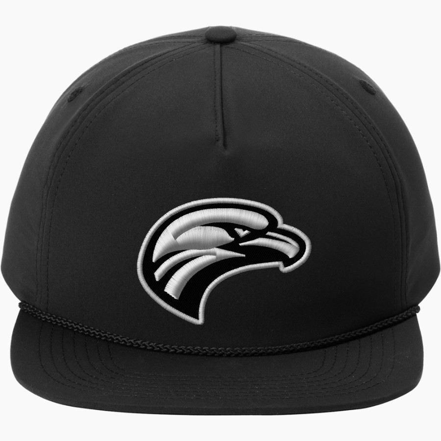 Fuentes Eagles Port Authority 5-Panel Poly Rope Cap
