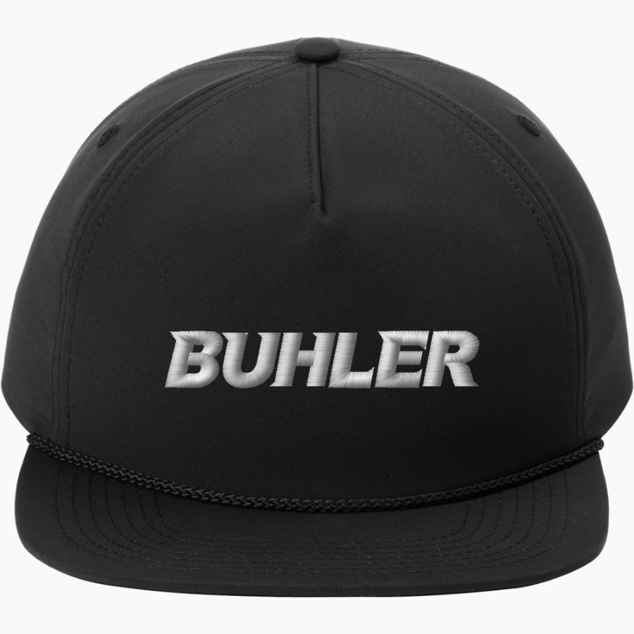 Buhler High School Crusaders Online Store <span class="pdp-name-mascot">Buhler Crusaders</span> Port Authority 5-Panel Poly Rope Cap