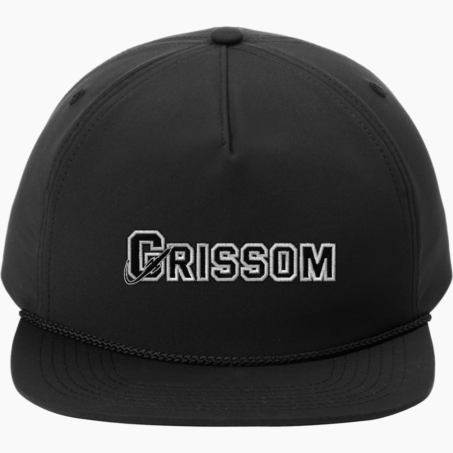 Grissom Rockets Port Authority 5-Panel Poly Rope Cap