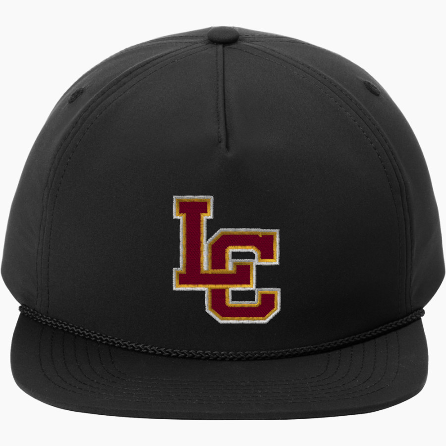 LA CAÑADA SPARTANS Online Store Port Authority 5-Panel Poly Rope Cap