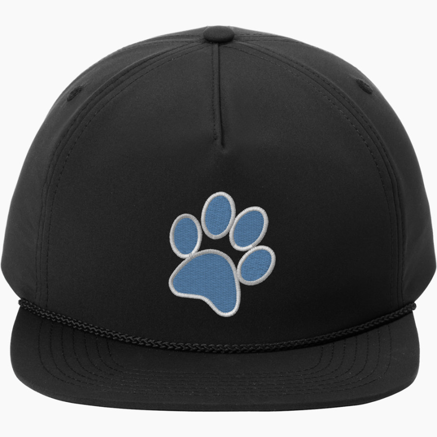CROW HIGH SCHOOL Cougars Online Store <span class="pdp-name-mascot">CROW COUGARS</span> Port Authority 5-Panel Poly Rope Cap