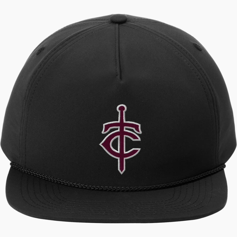 Trinity Warriors <span class="pdp-name-mascot">Trinity Christian Warriors</span> Port Authority 5-Panel Poly Rope Cap