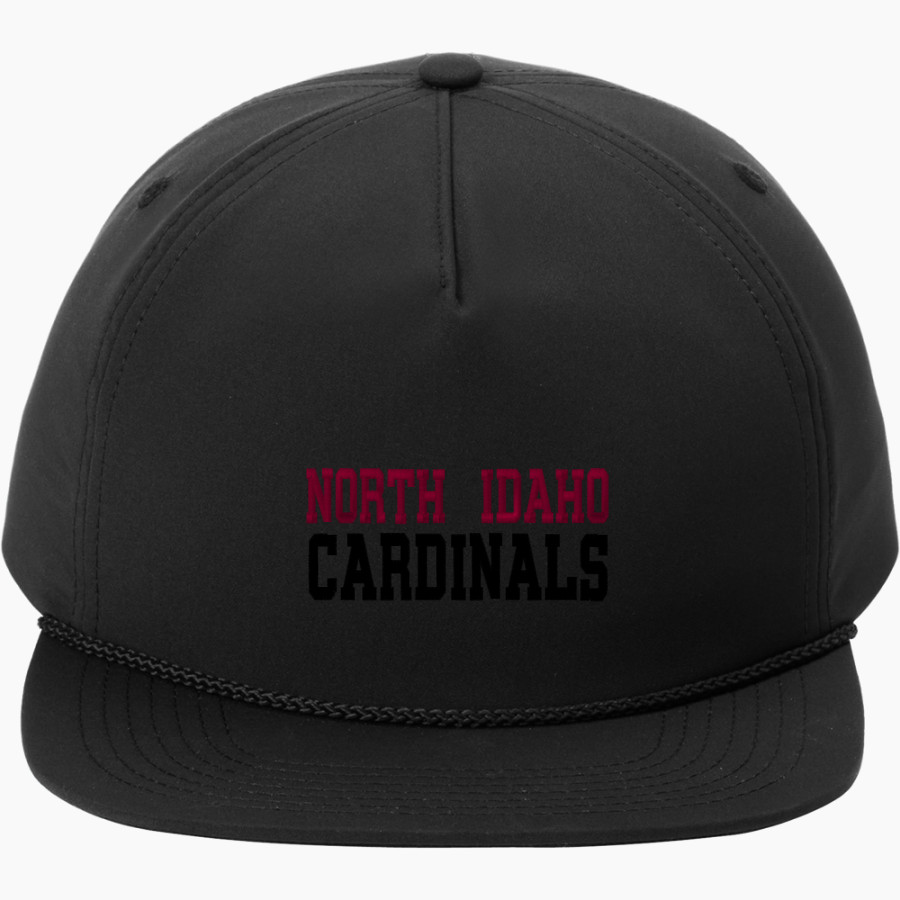 North Idaho Cardinals <span class="pdp-name-mascot">North Idaho College Cardinals</span> Port Authority 5-Panel Poly Rope Cap