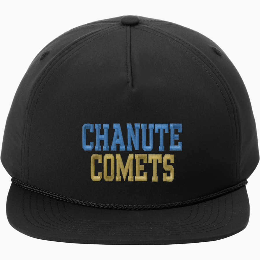 CHANUTE HIGH SCHOOL COMETS Port Authority 5-Panel Poly Rope Cap