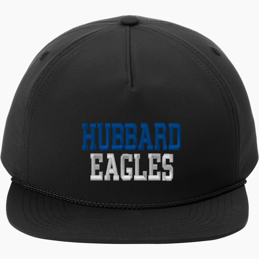 HUBBARD HIGH SCHOOL EAGLES Port Authority 5-Panel Poly Rope Cap